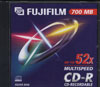 CD-R FUJIFILM 52x, 700 mb, jewel