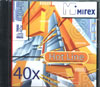 CD-R Mirex 40x, 700 mb, jewel