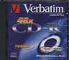 CD-R Verbatim 48x, 700 mb jewel